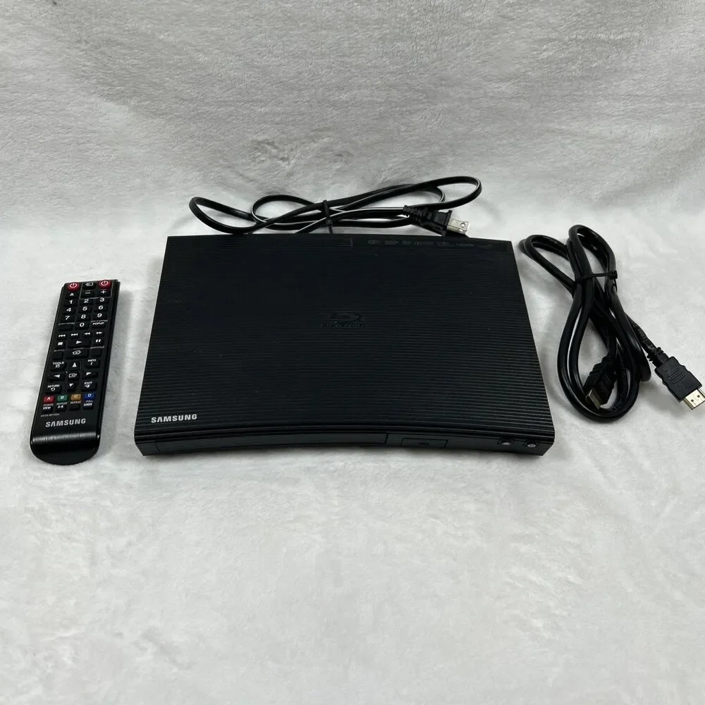 Samsung Blu-Ray DVD Player BD-JM57C Remote and HDMI Cable Included